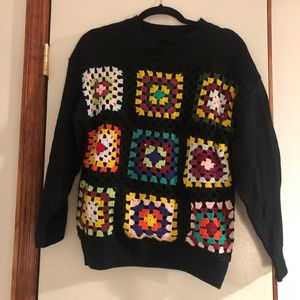 Chicwish Crochet Colorful sweater